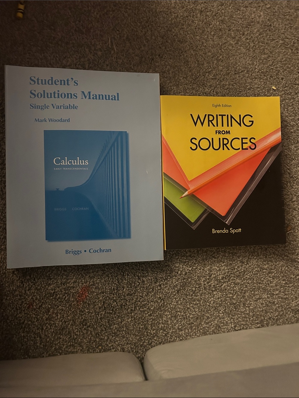 Student's Solutions Manual Briggs & Cochran and Writing From Sources